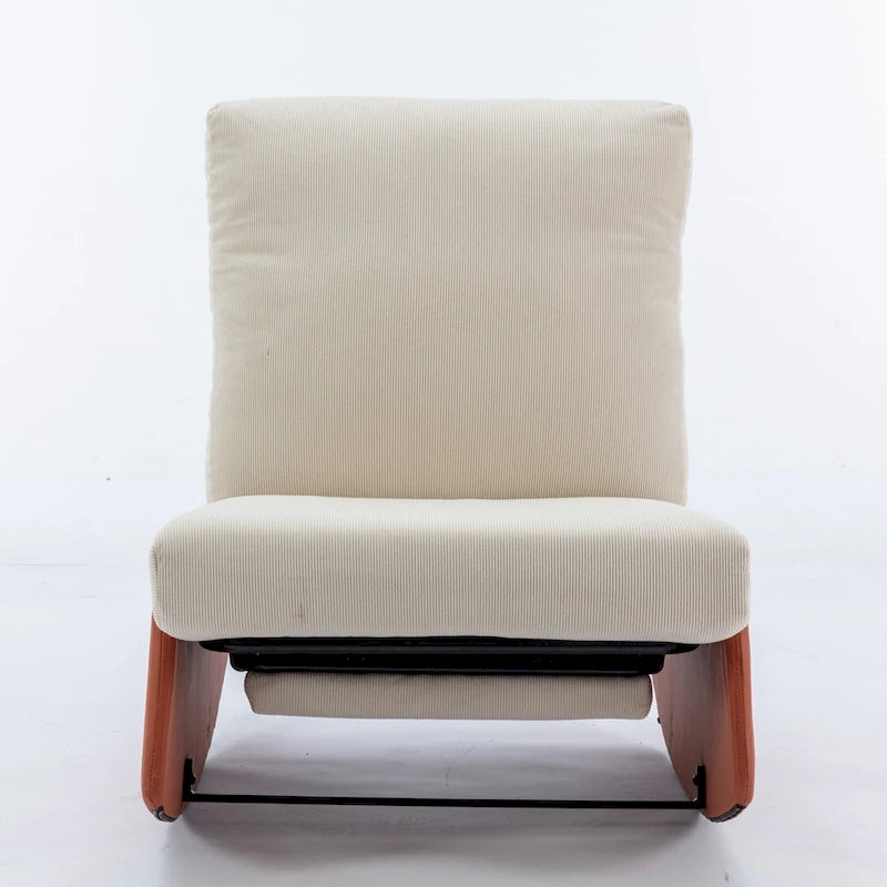 Fauteuil à bascule inclinable moderne avec repose-pieds