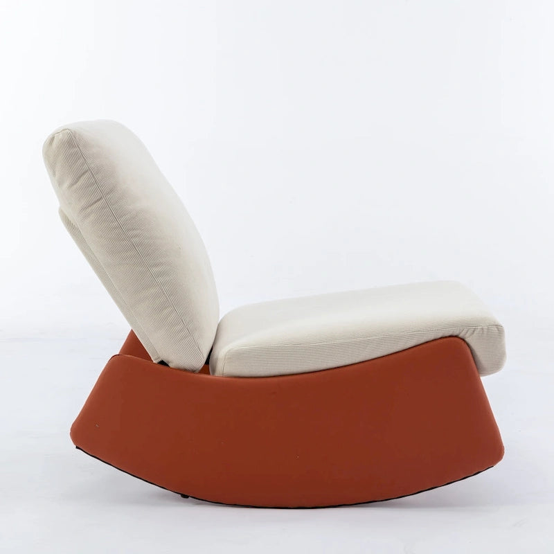 Fauteuil à bascule inclinable moderne avec repose-pieds