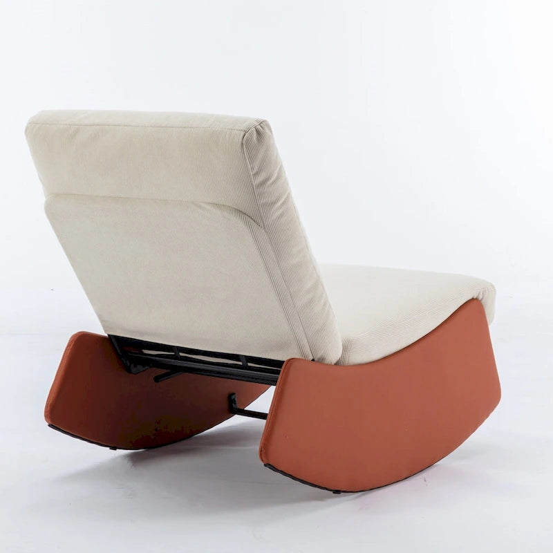 Fauteuil à bascule inclinable moderne avec repose-pieds
