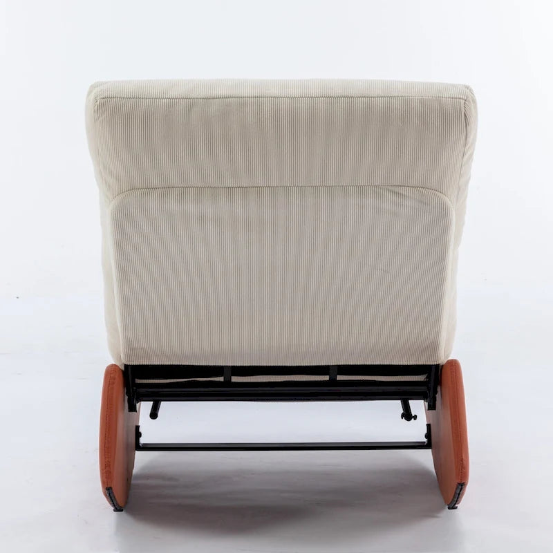 Fauteuil à bascule inclinable moderne avec repose-pieds
