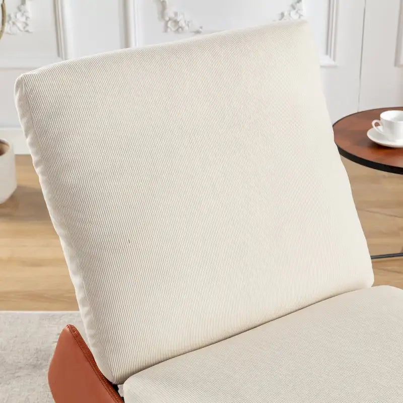 Fauteuil à bascule inclinable moderne avec repose-pieds