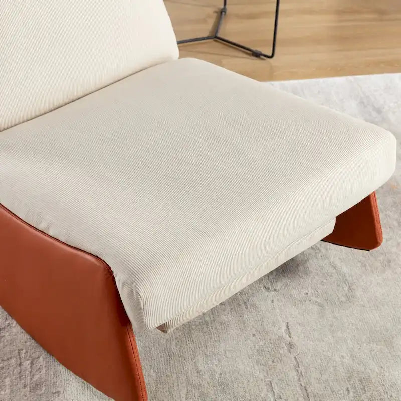 Fauteuil à bascule inclinable moderne avec repose-pieds