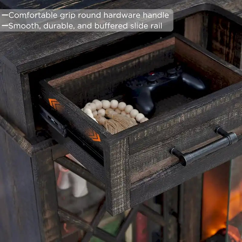 Meuble TV pour téléviseur de 80 pouces, Centre de divertissement, Console multimédia