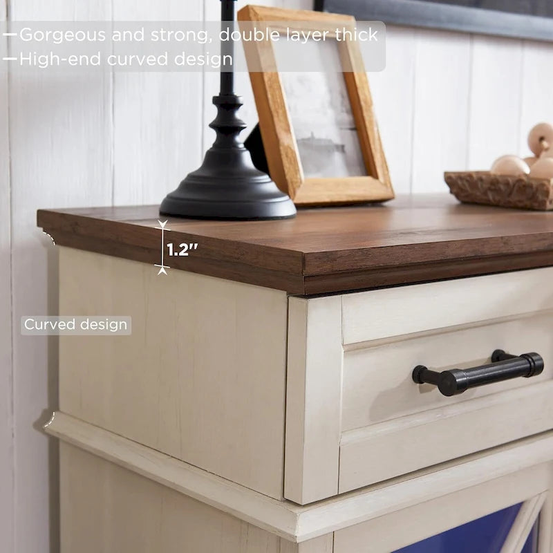 Meuble TV pour téléviseur de 80 pouces, Centre de divertissement, Console multimédia