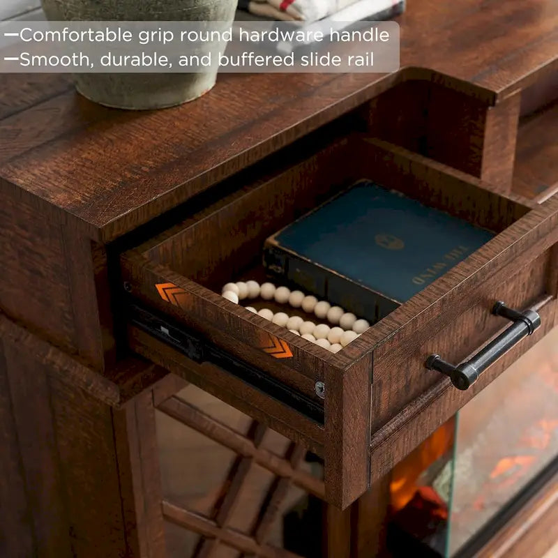 Meuble TV pour téléviseur de 80 pouces, Centre de divertissement, Console multimédia