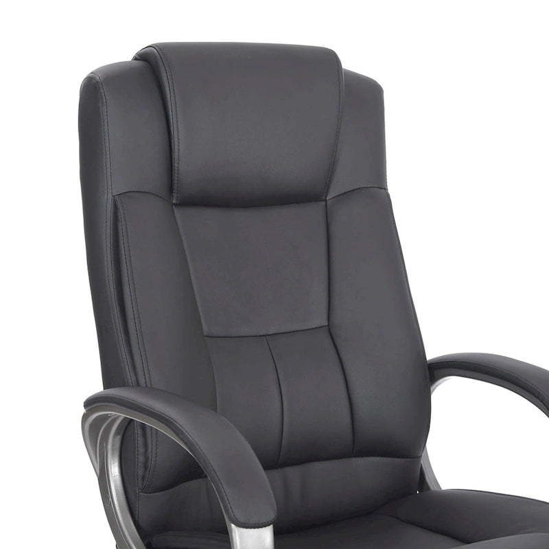 Chaise de bureau ergonomique avec support lombaire et roulettes pivotantes à 360° pour une mobilité améliorée