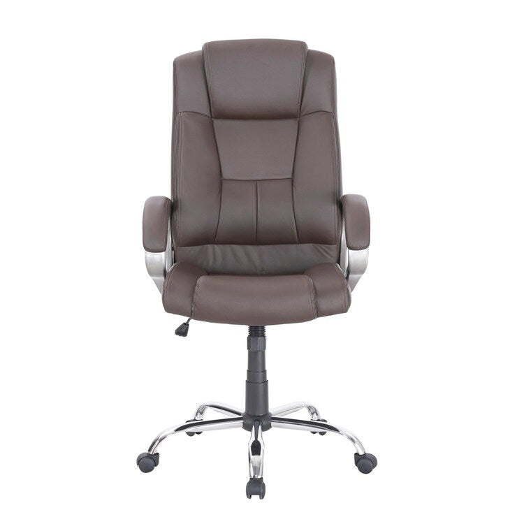Chaise de bureau ergonomique avec support lombaire et roulettes pivotantes à 360° pour une mobilité améliorée