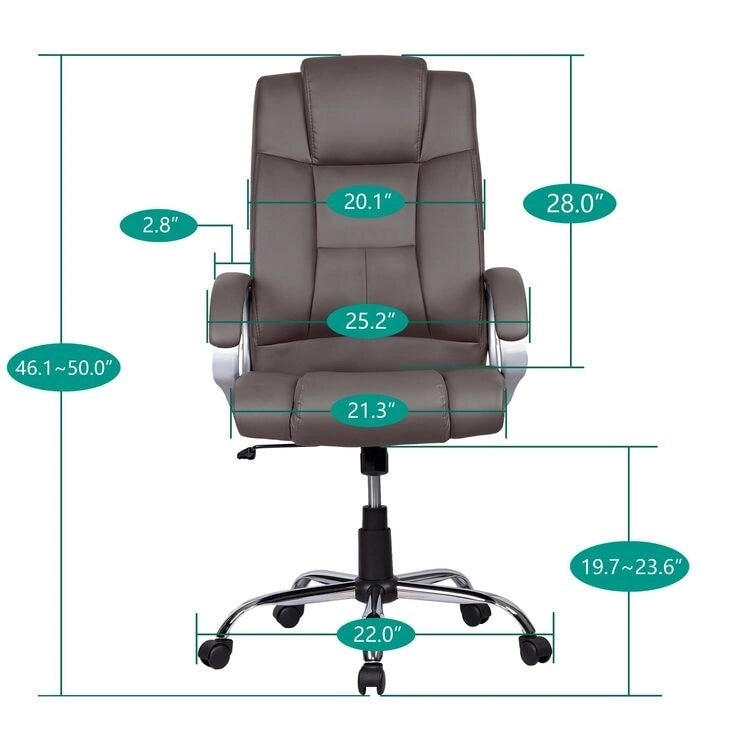 Chaise de bureau ergonomique avec support lombaire et roulettes pivotantes à 360° pour une mobilité améliorée