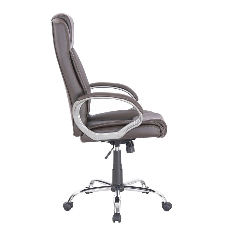 Chaise de bureau ergonomique avec support lombaire et roulettes pivotantes à 360° pour une mobilité améliorée