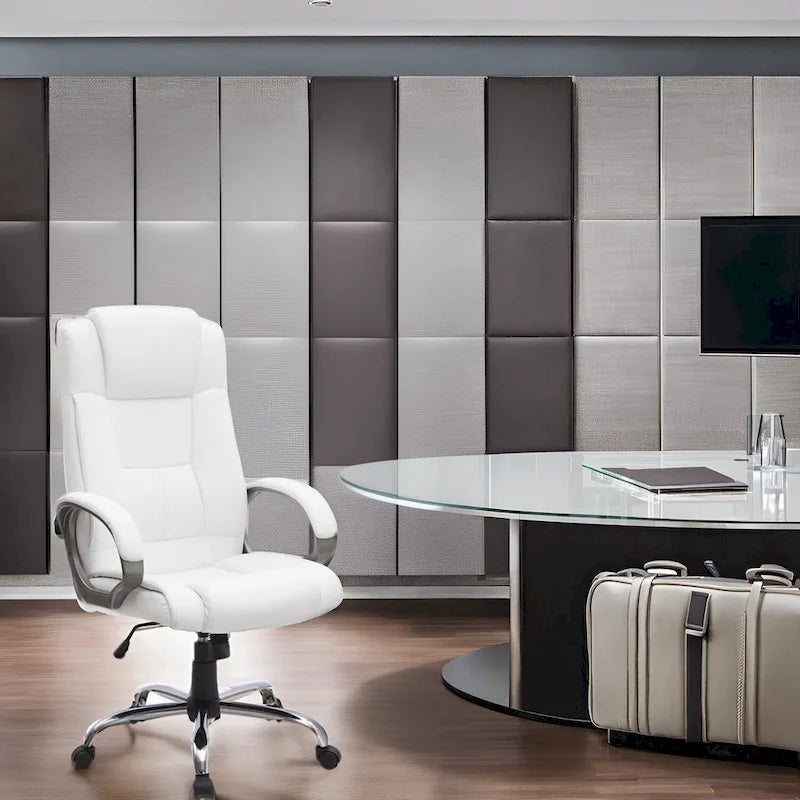 Chaise de bureau ergonomique avec support lombaire et roulettes pivotantes à 360° pour une mobilité améliorée