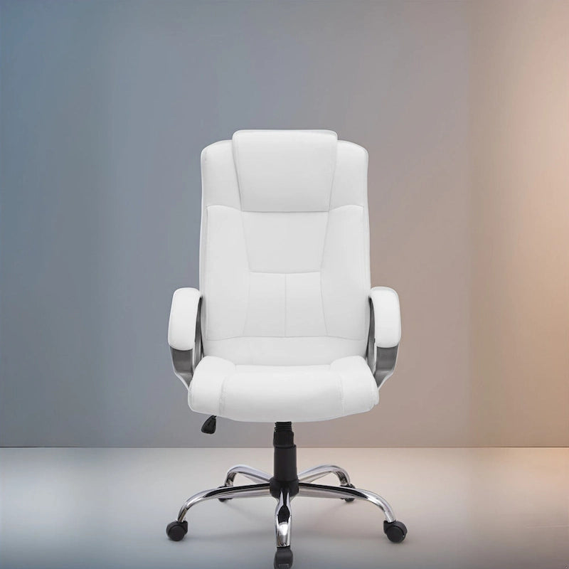 Chaise de bureau ergonomique avec support lombaire et roulettes pivotantes à 360° pour une mobilité améliorée