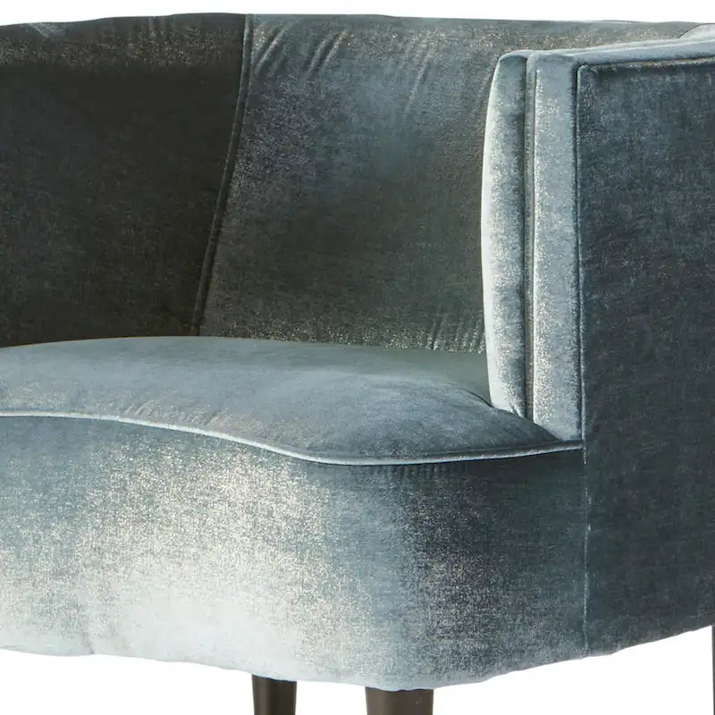Fauteuil tonneau surdimensionné avec accoudoirs pour salon