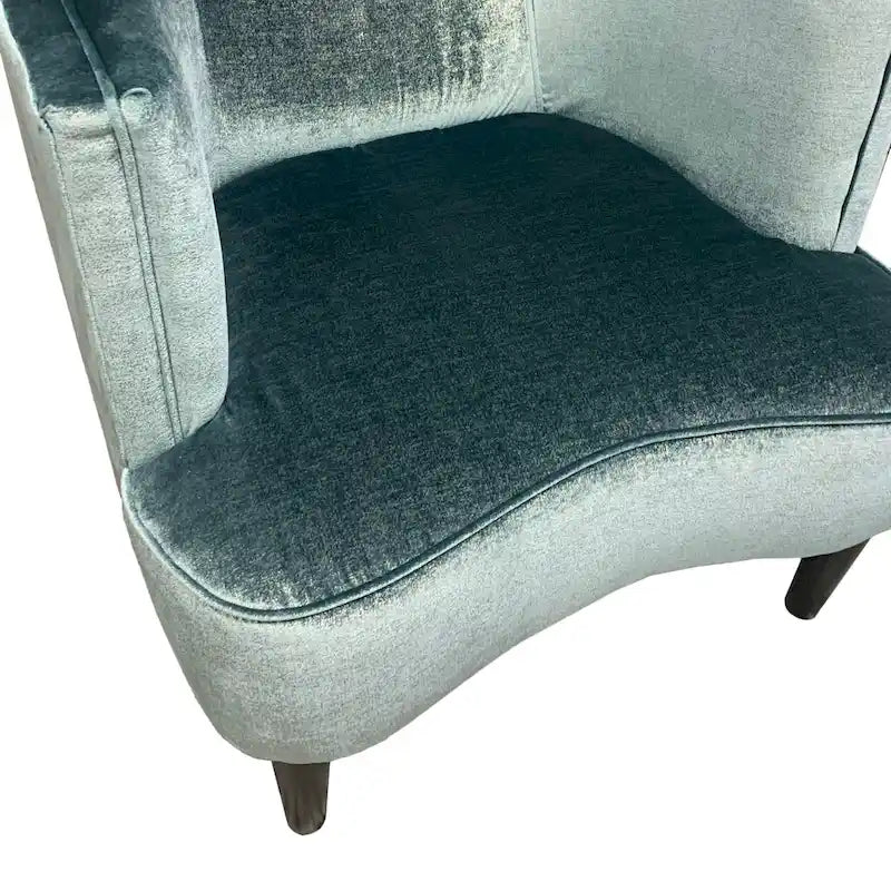 Fauteuil tonneau surdimensionné avec accoudoirs pour salon