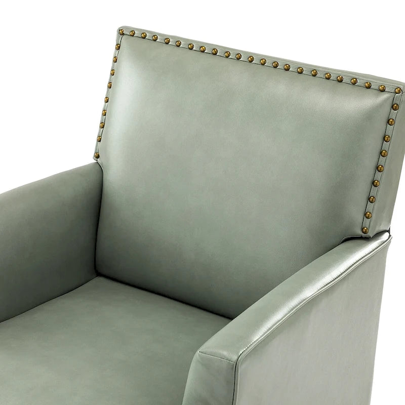 Fauteuil d'appoint moderne classique en polyester avec pieds en bois massif, lot de 2