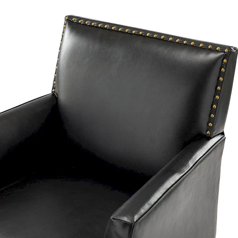 Fauteuil d'appoint moderne classique en polyester avec pieds en bois massif, lot de 2