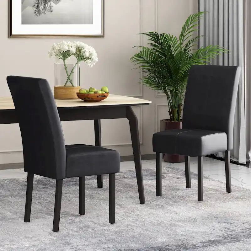 Chaises de salle à manger capitonnées T-Stitch (lot de 2)