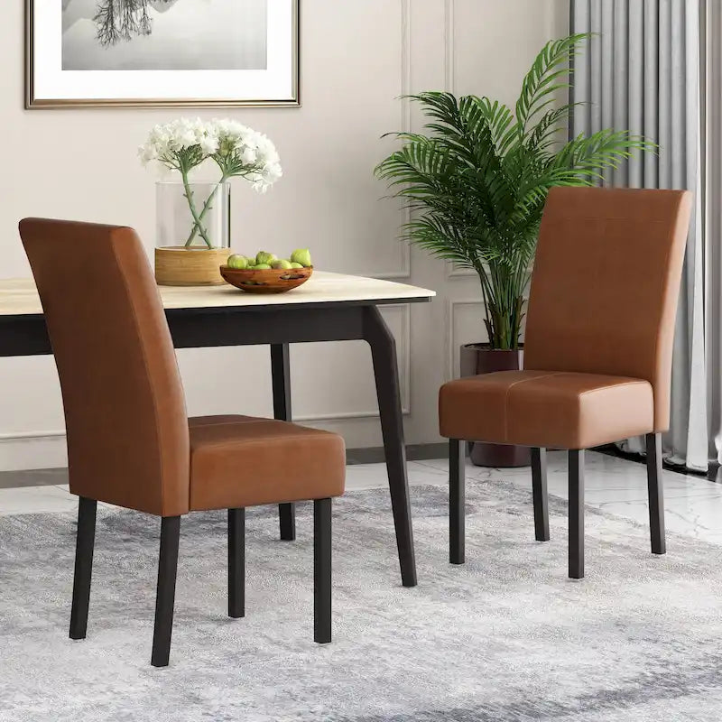 Chaises de salle à manger capitonnées T-Stitch (lot de 2)