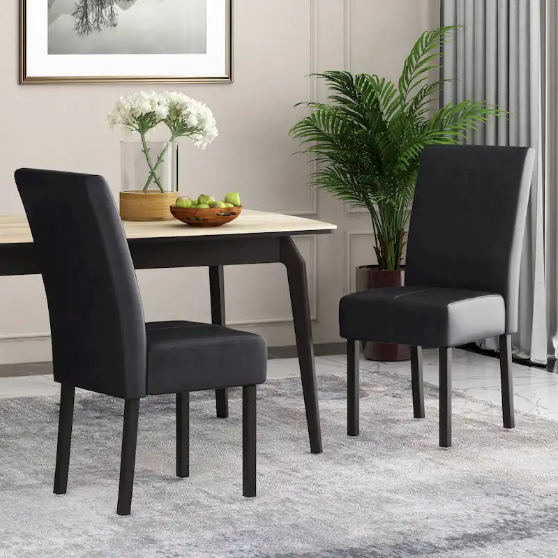 Chaises de salle à manger capitonnées T-Stitch (lot de 2)