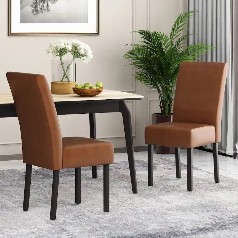 Chaises de salle à manger capitonnées T-Stitch (lot de 2)
