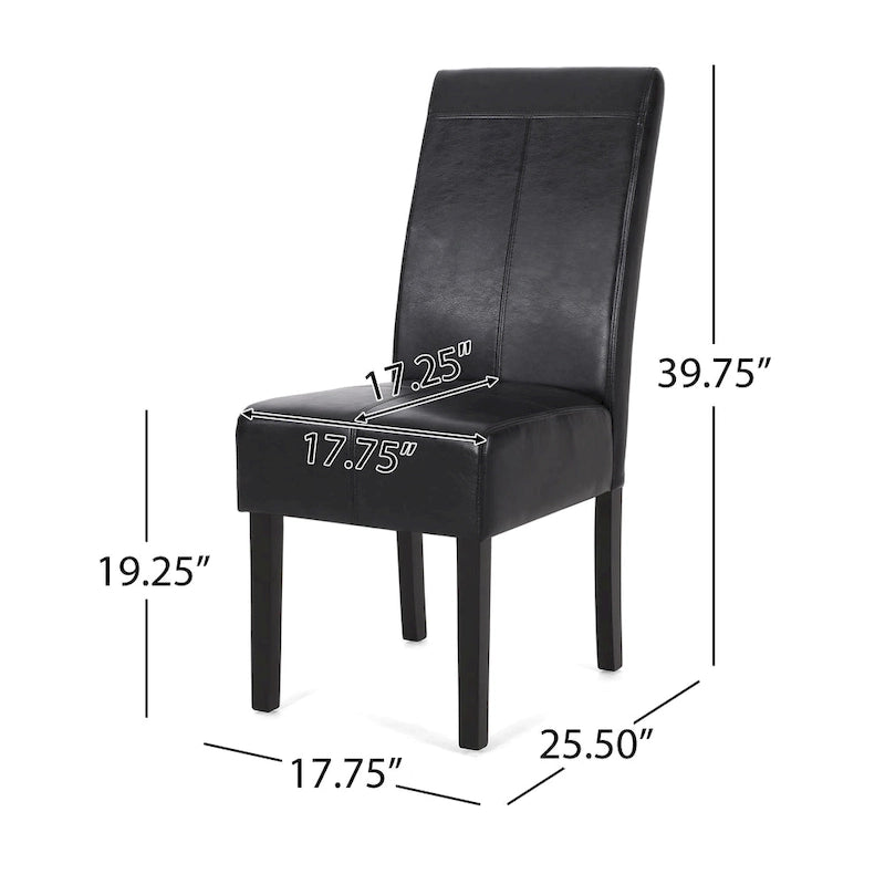 Chaises de salle à manger capitonnées T-Stitch (lot de 2)