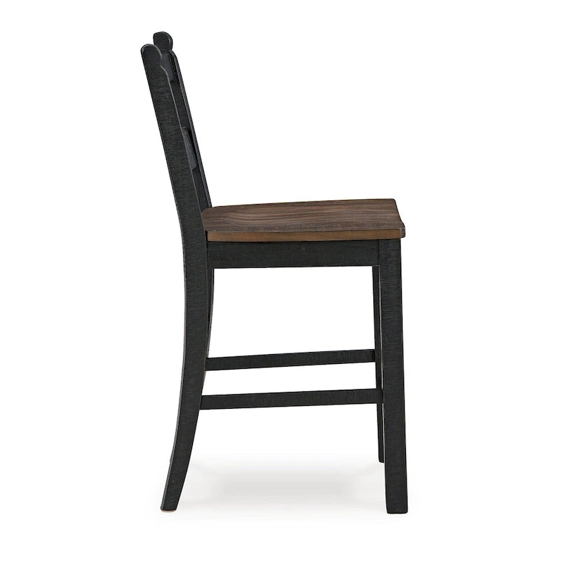 Tabouret de bar pivotant moderne avec repose-pieds – Chaise de bar confortable hauteur comptoir, 20L x 22P x 39H