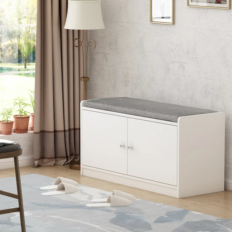 Bancs de rangement avec coussin