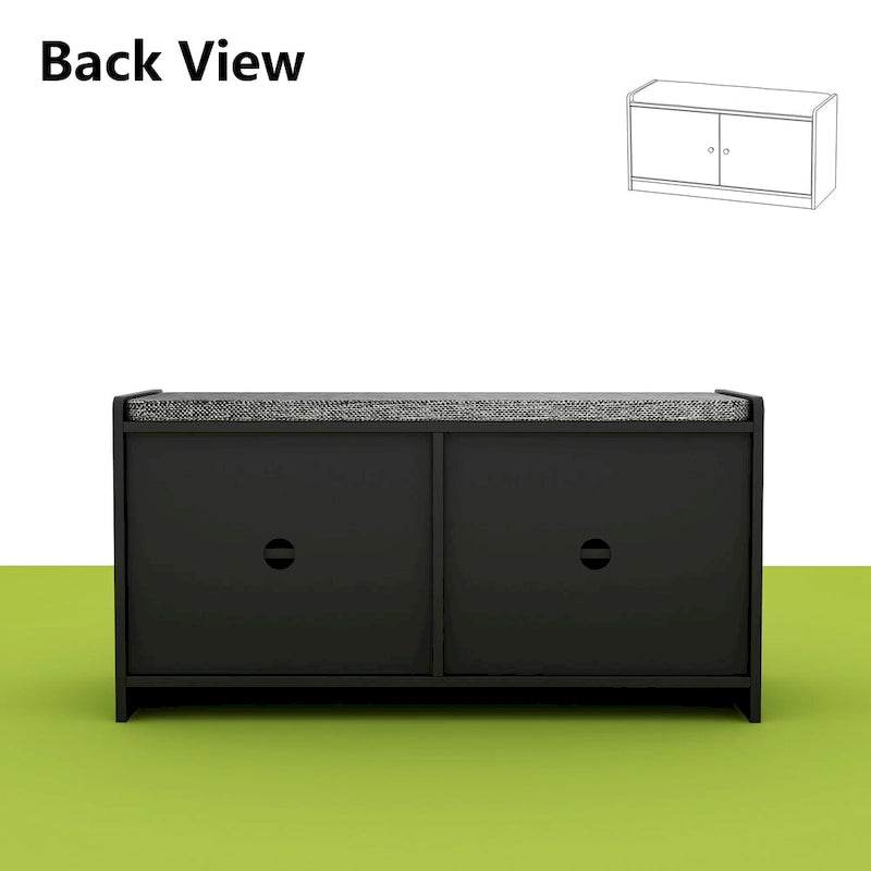 Bancs de rangement avec coussin