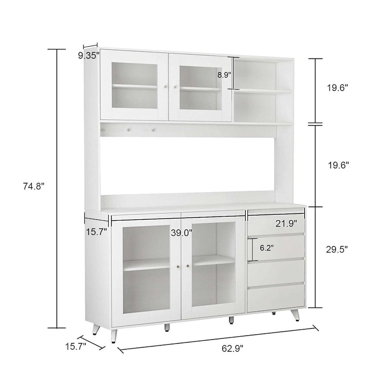 Bahut Armoire à vin Meuble à thé Meuble de cuisine Buffets