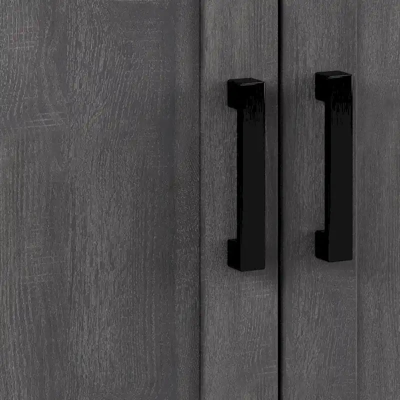 Meuble TV de 71 pouces de large avec portes de rangement, pour téléviseurs jusqu'à 85 pouces