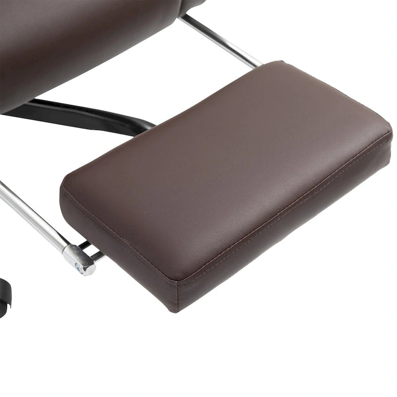 Fauteuil de bureau inclinable, support lombaire mobile réglable en hauteur avec massage vibrant à 6 points