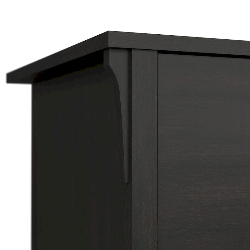 Bureau en L de 60 W avec tiroirs et espaces de rangement