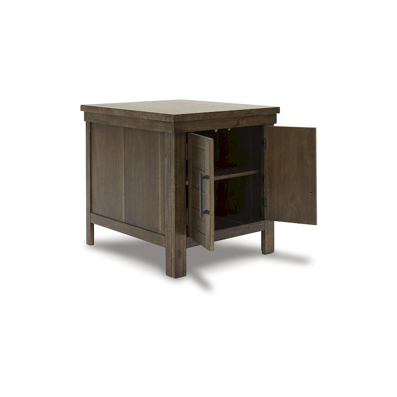 Table d'appoint marron - 24L x 26P x 25H