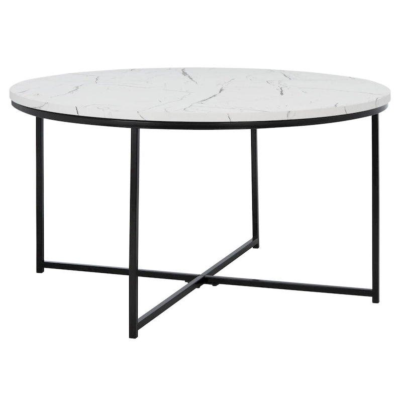 Table basse en marbre - 35 L x 35 P x 19 H - 35Lx35Px19H