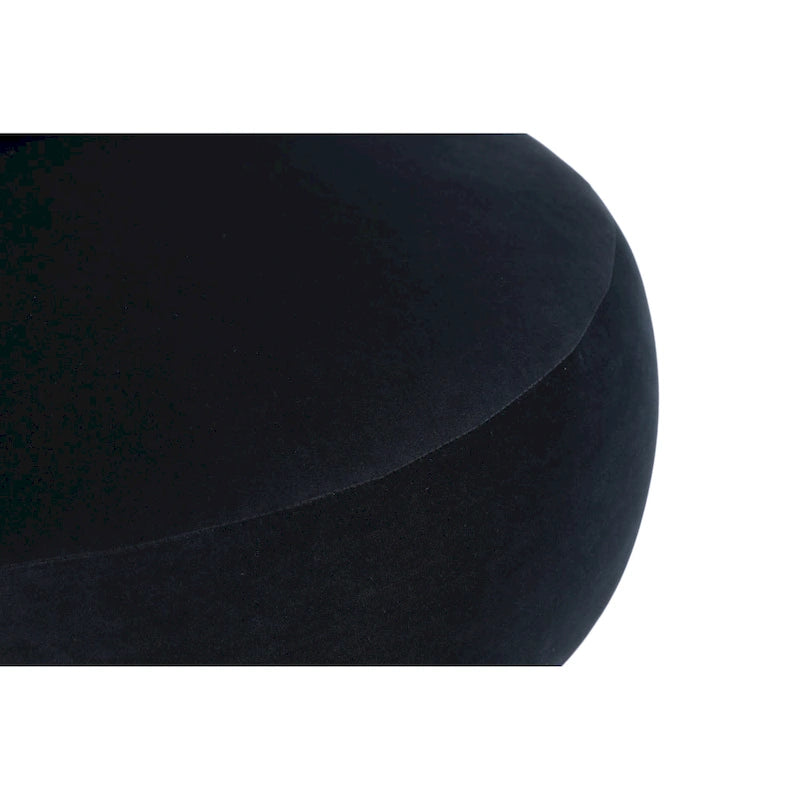 Fauteuil rond pivotant en tissu