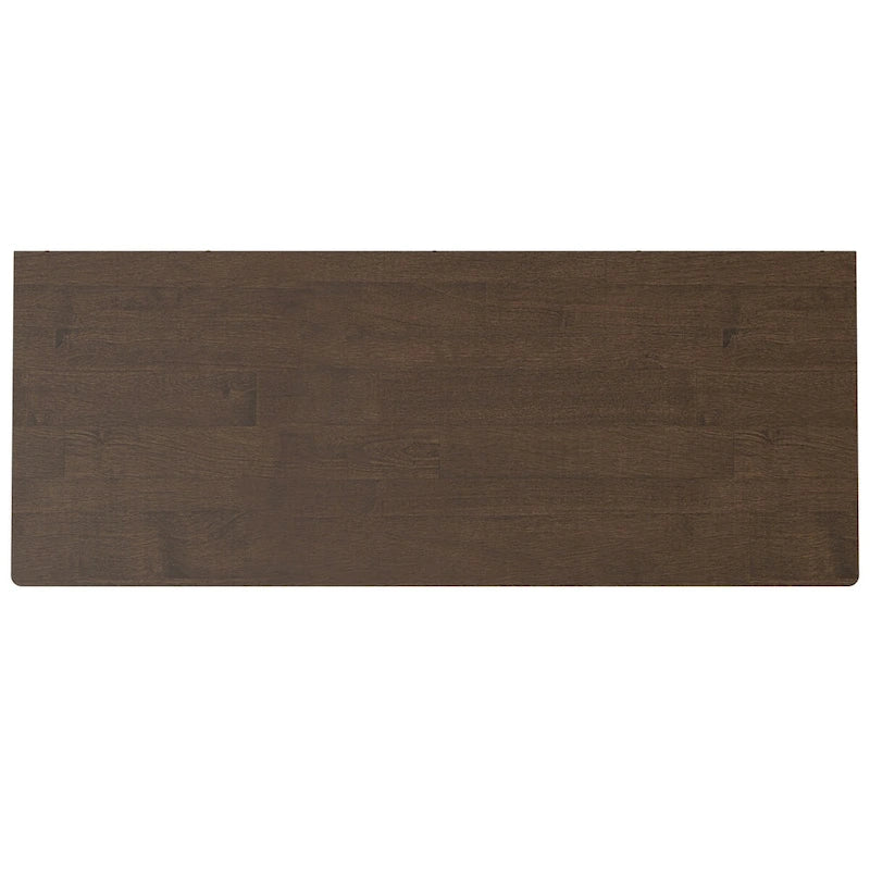 Buffet/Meuble de rangement moderne rectangulaire de 96,5 cm avec 2 portes en noyer brun